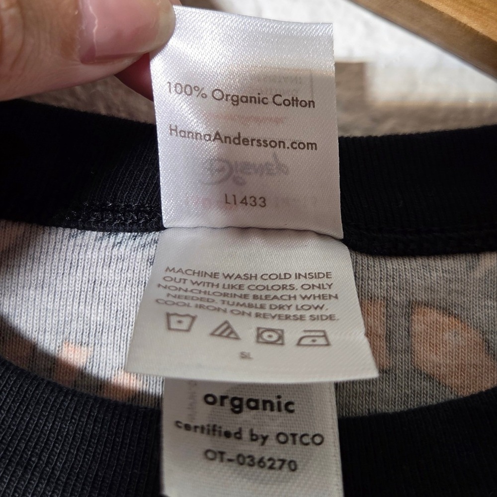 Hanna Andersson Disney Nightmare Before Christmas Organic Cotton PJ Top 14-16 - Picture 4 of 5